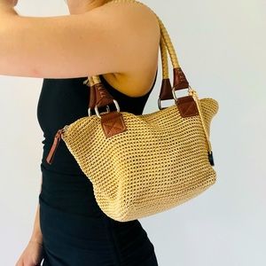 THE SAK crochet shoulder bag